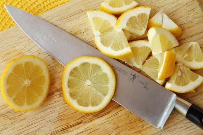limón para unha fungo do pé
