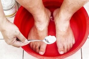 Baño de pés
